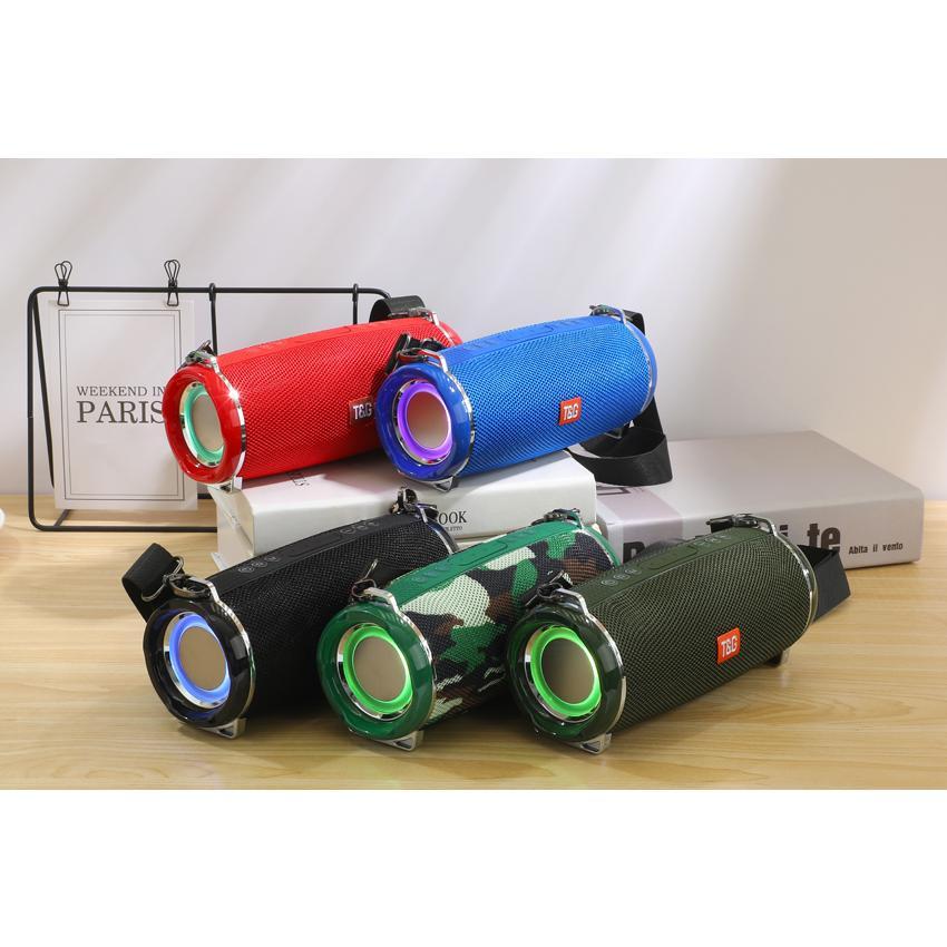 TG192 Portable Bluetooth Speaker 20W 2400MAH RGB LED Light Wireless Boombox Waterproof Outdoor Subwoofer Stereo Speaker