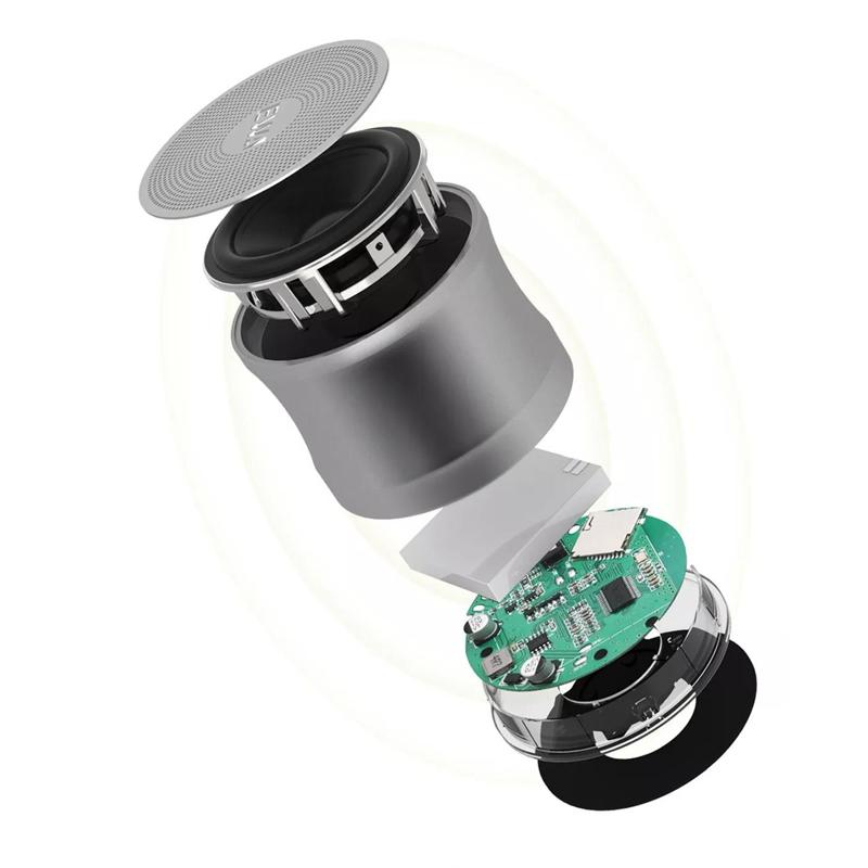 EWA 109PRO Bluetooth Speaker Portable  Metal HIFI Speakers TWS Wireless Music Player Strong Sound SD Card Play Speaker