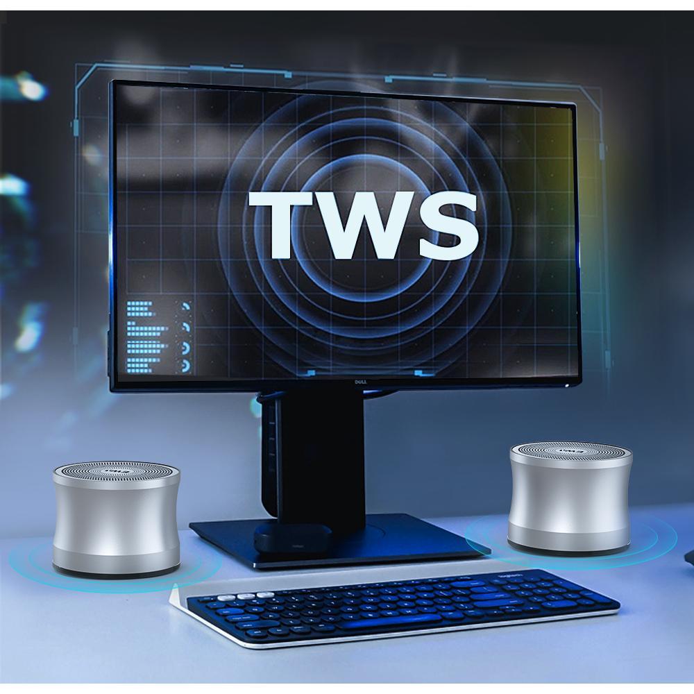 EWA A109 TWS Bluetooth Speakers 5W Drivers Enhanced Bass High Definition Sound Portable Can Call True Wireless Stereo Speaker