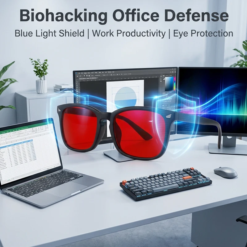 5 Surprising Benefits of Using Anti Blue Light Blocking Sleep Square Cermin mata Lelaki Women 2026 Luxury Brand Reading Red Tinted Lenses Change Warna Cermin mata hitam