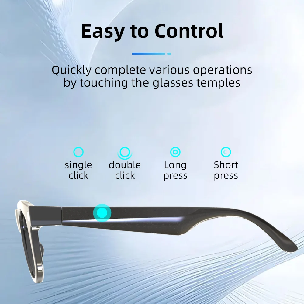 Domars AI Glasses Include High-definition Camera Multilingual Intelligent Translation Built-in Photo and Video Recording System