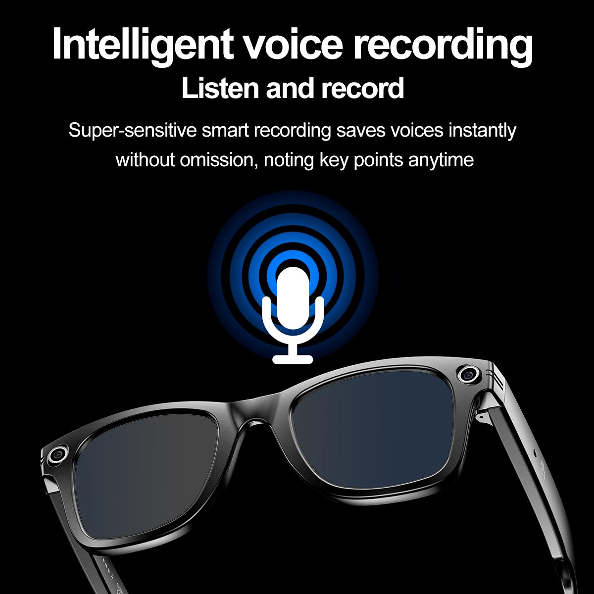 2025 New AI Interaction Smart Glasses With Camera Photo Video Record Translation Music Smart Sunglasses Bluetooth Call Headphone Wearable - Image 4