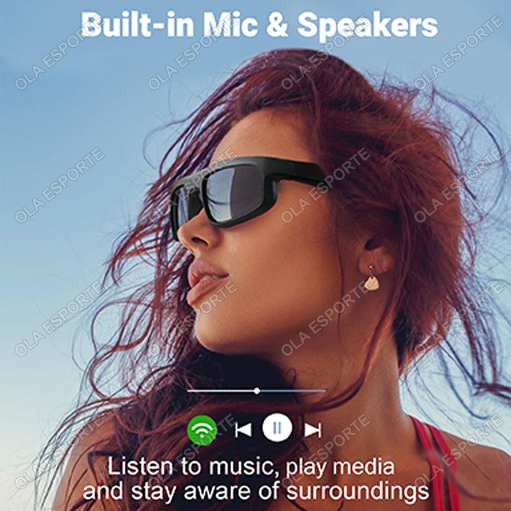 Smart Sunglasses Bluetooth 5.3 Earphone HiFi Stereo Music Wireless Headset Driving HD Mic Call Headphones Smart Glasses 2025 New - Image 3