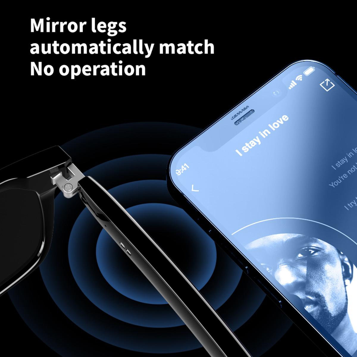 AI Smart Glasses Support Custom Myopia Lenese Bluetooth Call Remote Camera Play Song Voice Assistant Smart Prescriptions Glasses