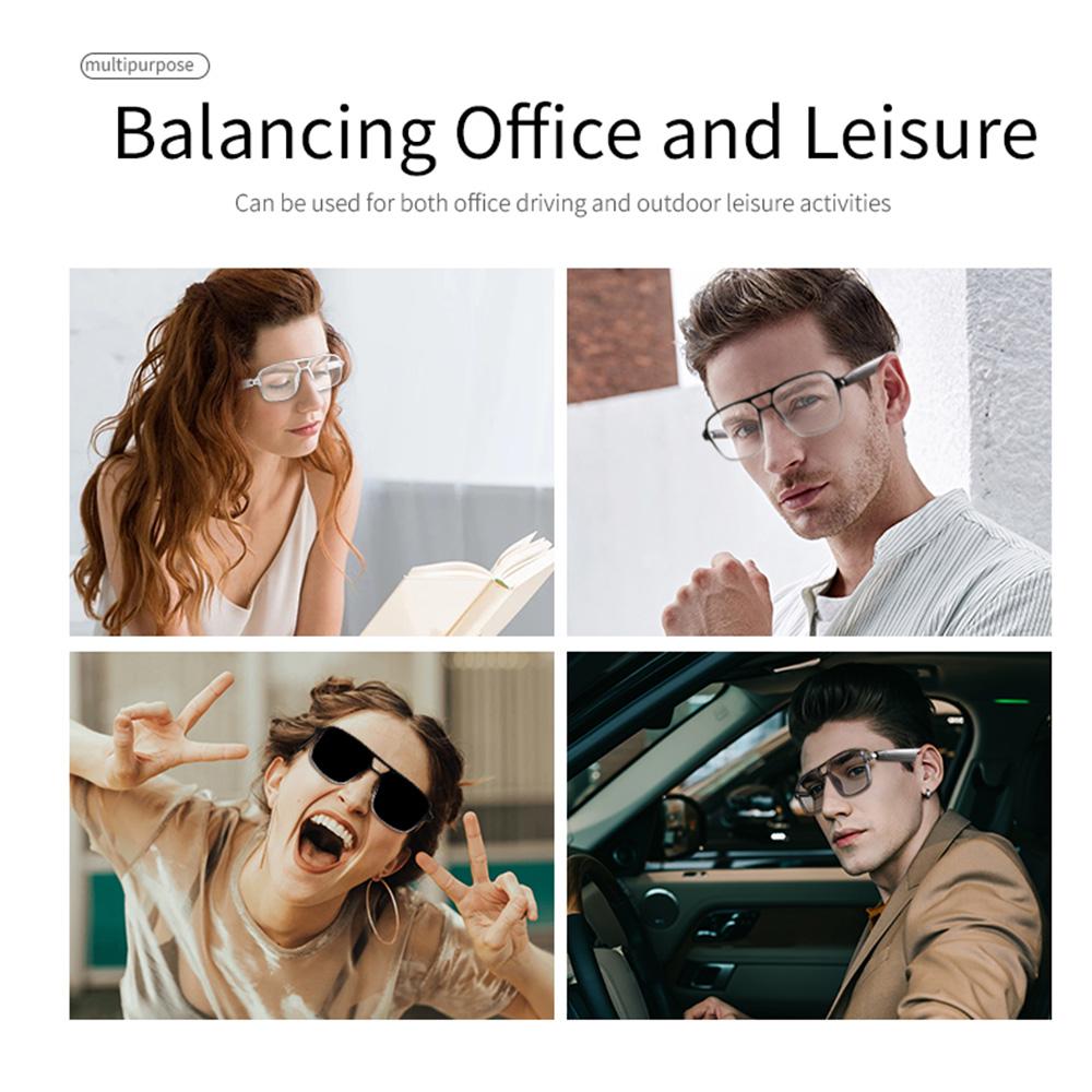 2025 NEW Smart Glasses Ai Voice Assistant Touch Music Control Anti-UV Color-Change Lenses Bluetooth Call Headphone for Xiaomi