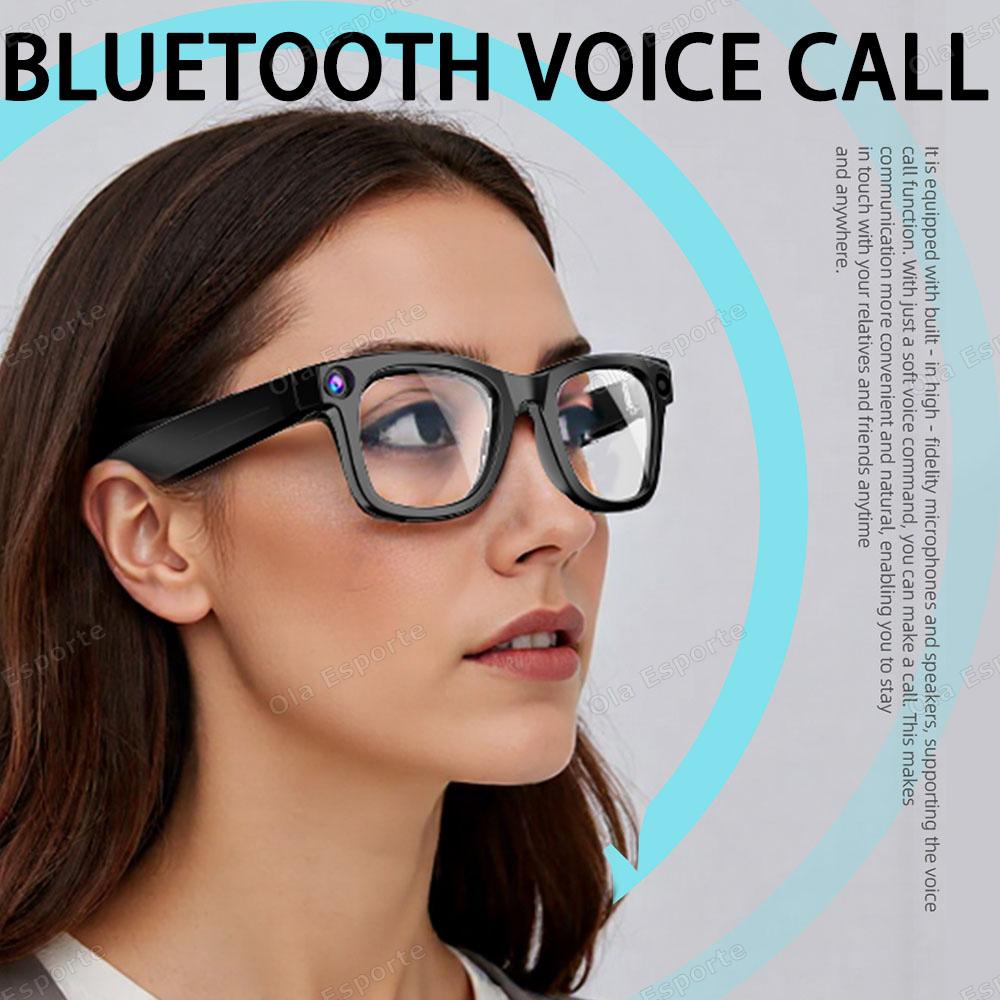 AI Smart Glasses Multifunction 800W Camera Bluetooth Call Music Player Translate Recording Smart Object Recognition Glasses 2025