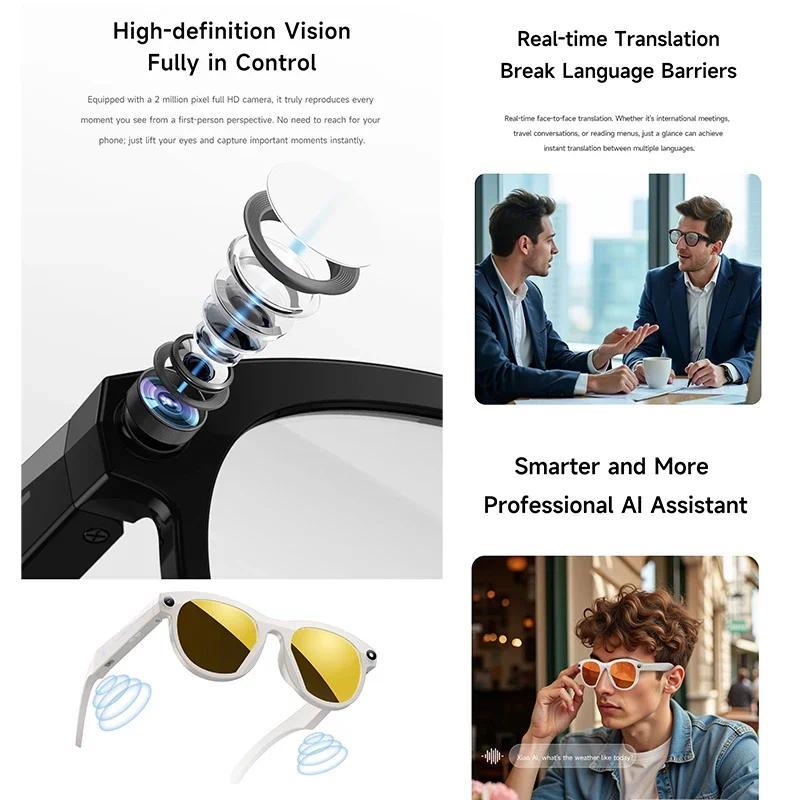 How AI smart glasses 8-megapixel recording video photography listening to music recognition answer translation waterproof บลูทูธ Can Transform Your Daily Routine