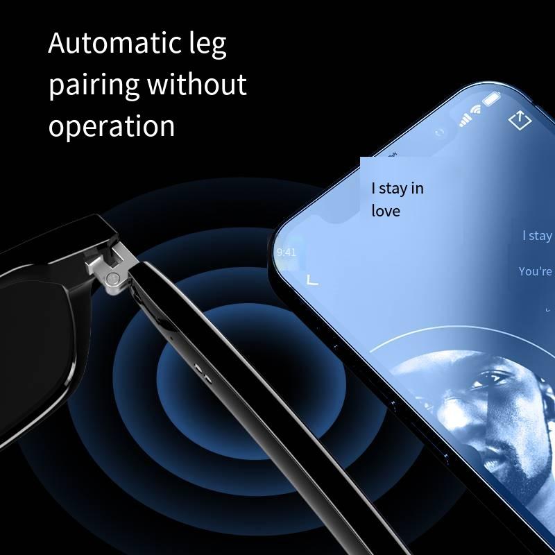 E13 Waterproof Cycling Glasses,Bluetooth Smart Glasses,Audio Call,Music,Bluetooth Headset,Sunglasses, Anti-blue Light Glasses