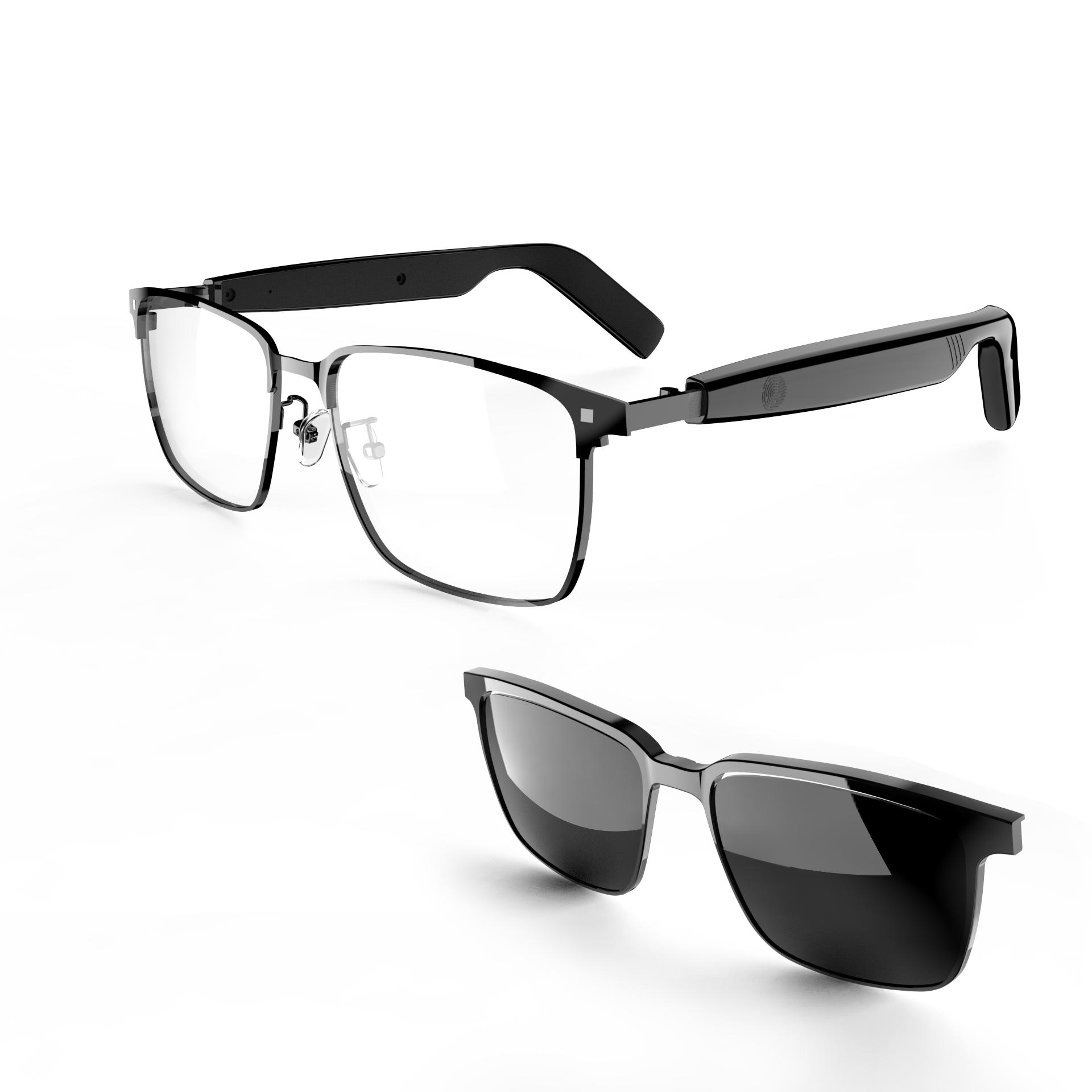 Smart Glasses, SG-20, All-in-One, Sunglasses and Clear Lens Combo, with Bluetooth, Waterproof, Dual Microphones, Noise Cancellation