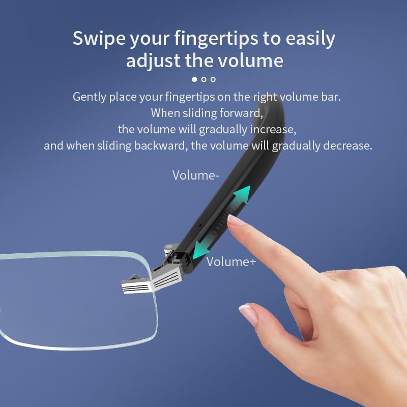 Smart Glasses G06-T Outdoor Sports, Leisure, Music, Suitable for Men and Women, Fashionable Blue Light Blocking Glasses - Image 4