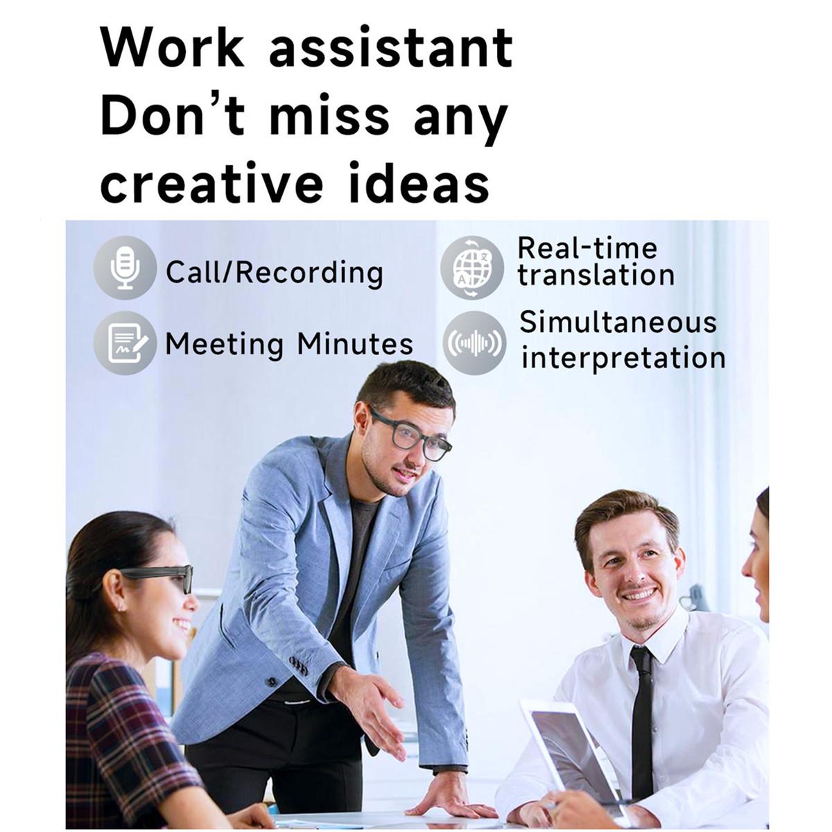 Smart Glasses with Bluetooth, Video Camera, Color-Changing Lenses, Prescription Lenses, WiFi Connectivity, 800W Photo Camera, AI-Powered Glasses - Image 3