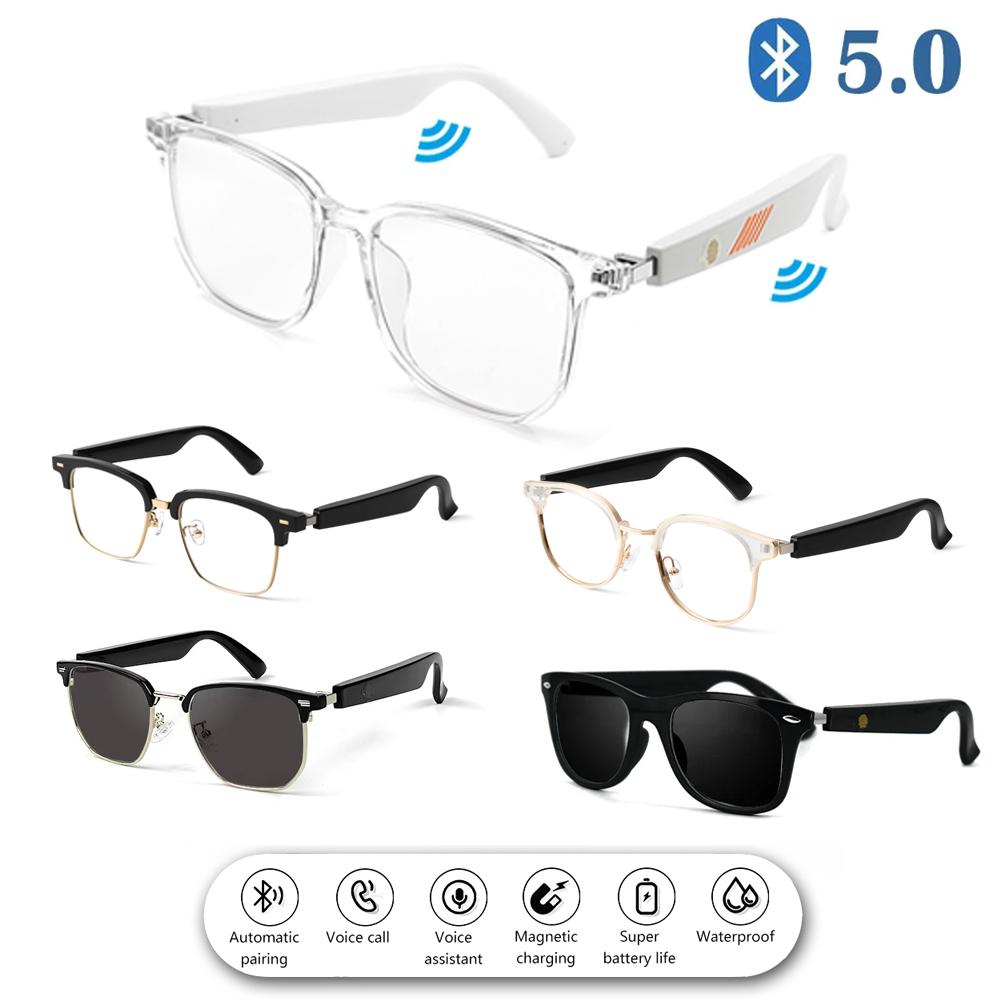 Smart Glasses with Speaker Bluetooth Call Wireless Audio Touch Hands-Free Calling Stereo Music Headphones Smart Sunglasses - Image 1
