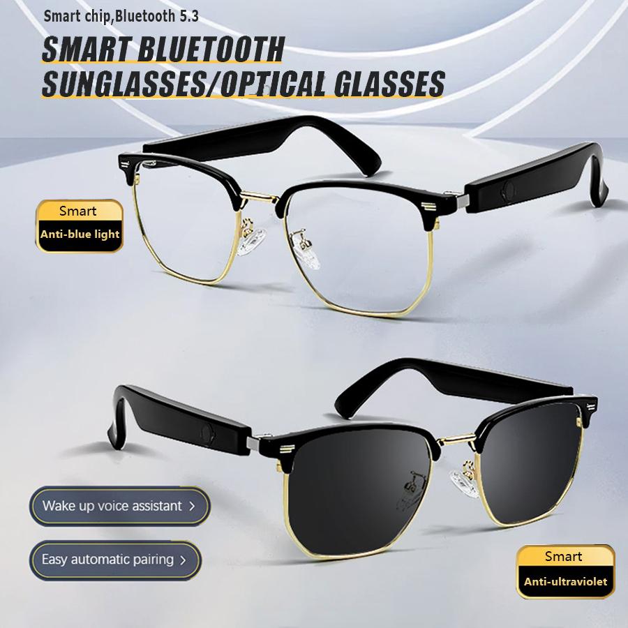 Smart Glasses with Speaker Bluetooth Call Wireless Audio Touch Hands-Free Calling Stereo Music Headphones Smart Sunglasses - Image 2