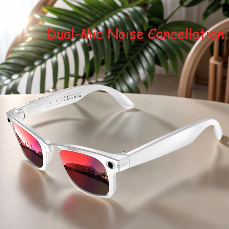 AI Glasses For Men Video Recording Glasses Noise Cancelling 800W Pixel Playing Music Real-time Translation Sunglasses For Women
