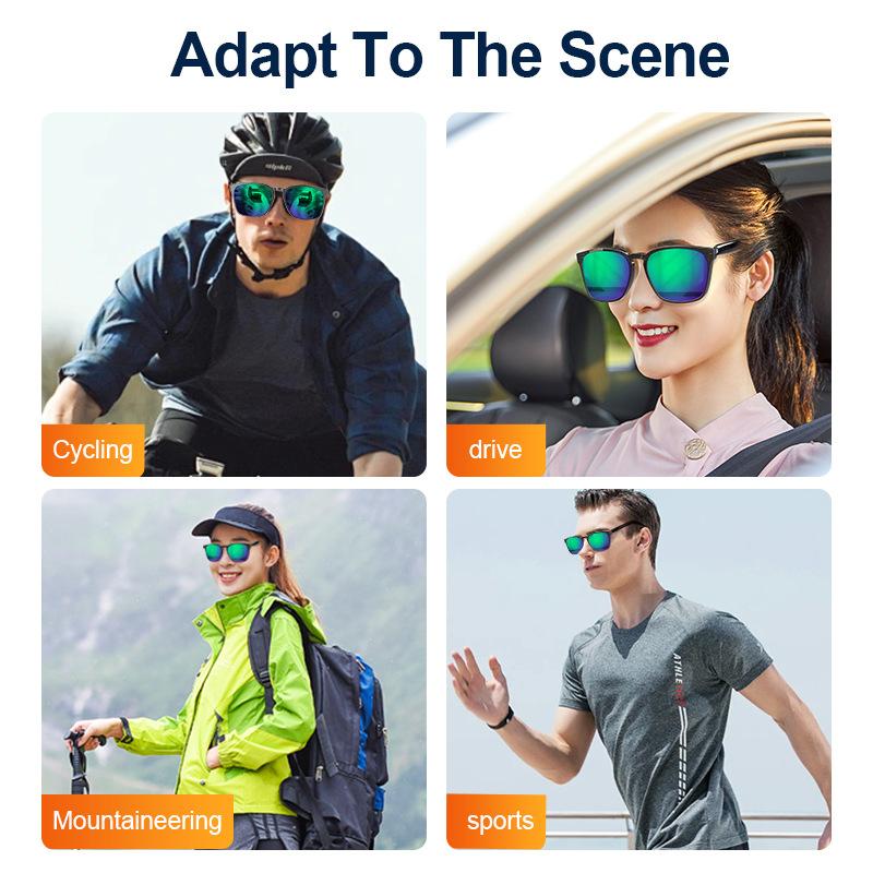 AI Smart Glasses Trendy Sunglasses For Women Noise Cancelling Wireless Bluetooth Call Smart Touch Meeting Translation Glasses