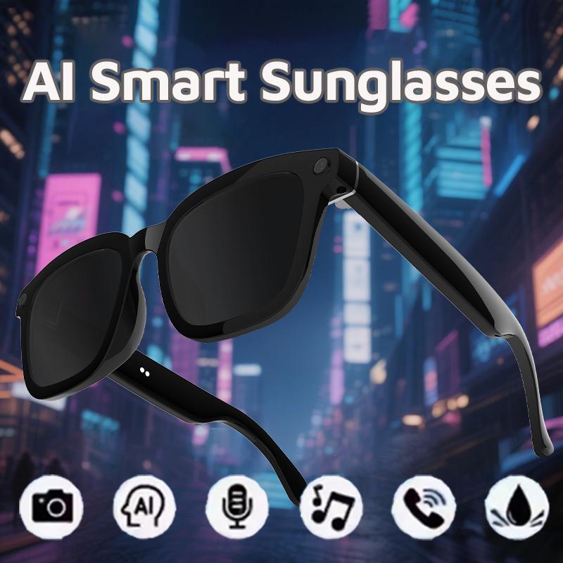Smart Glasses Record Video AI Photo Sunglasses Men Women Translator Bluetooth Call Outdoor Music Touch Eyewear Shades UV400 - Image 1