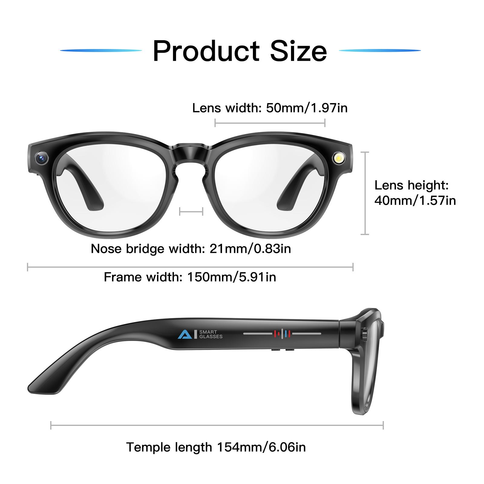 The Future of Technology: Exploring 2025 Neu Smartbrille Aufnahme KI Fotos 260mAh Large Battery Bluetooth Anruf Automatic Farbe Change Brille for Herren and Women's Innovations