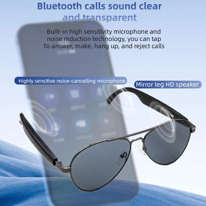 Ai Glasses Bluetooth Sunglasses Smartglasses Bluetooth Connected Bezel Language Translators Lenses Translation - Image 2