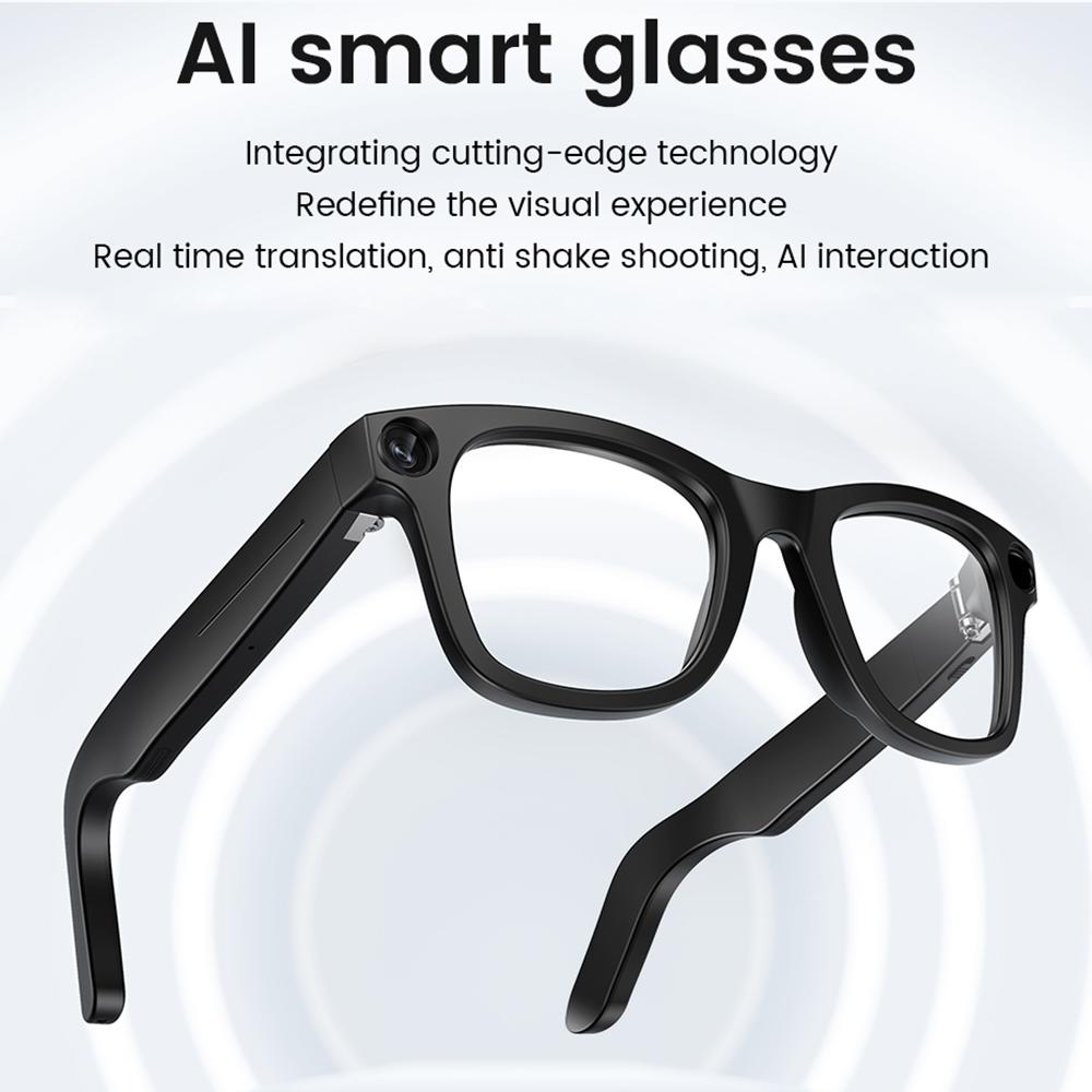 AI Smart Glasses Recording Video Photo Camera Sunglasses Men Women Translator Wireless Bluetooth Touch Anti Blue Light Shades