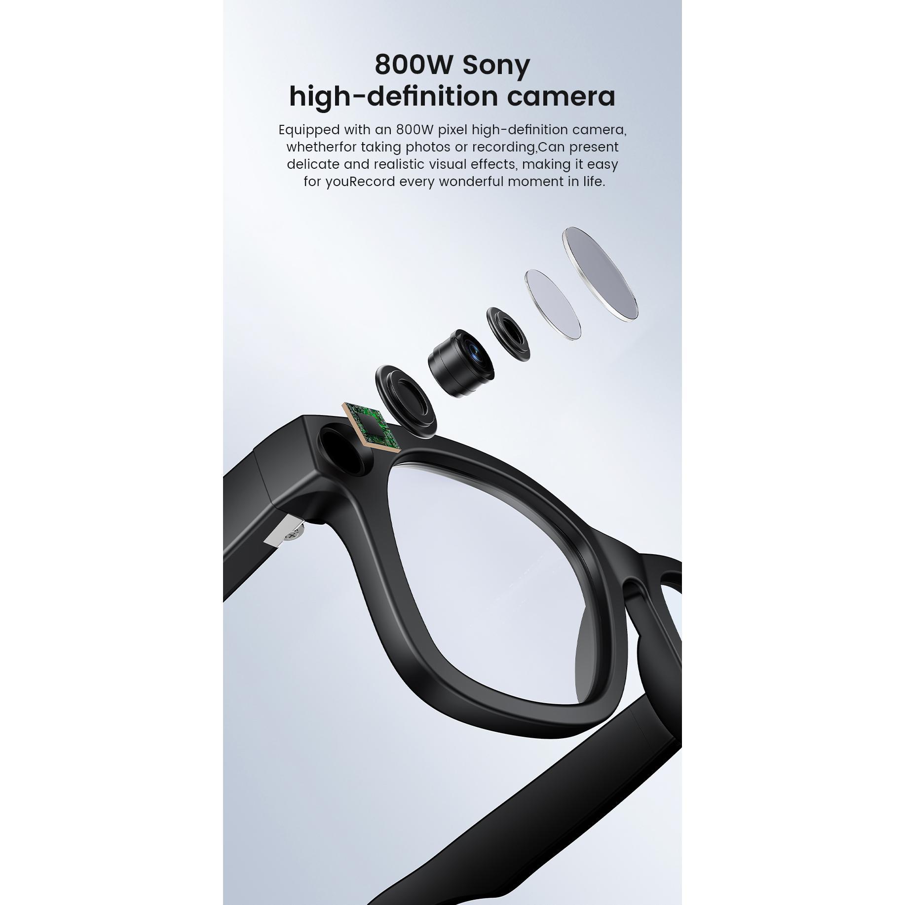 Why สมาร์ท AI แว่นตา E02L Real Time แปล 800W Stalbe Shooting HD กล้อง ภาพถ่าย วิดีโอ Voice การบันทึก E02 Headset แว่นแดด is เปลี่ยน the Game in 2024