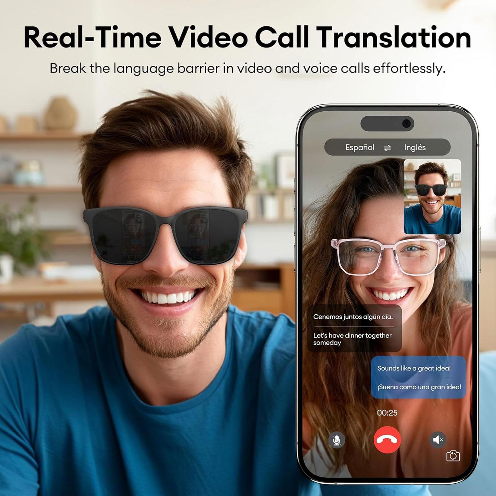 5 Surprising Benefits of Using 스마트 AI translation audio glasses, real-time app translation in over 160 languages, light-sensitive color-changing lenses