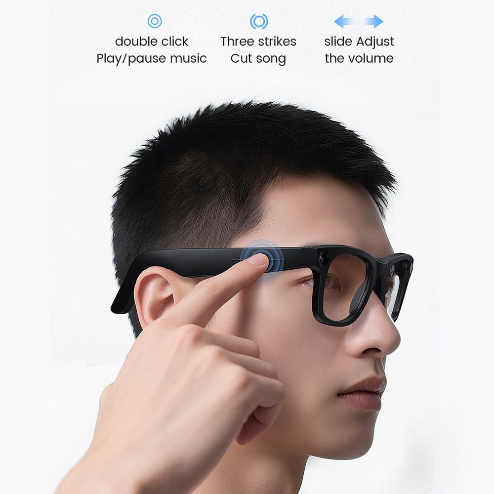 Electrochromic AI Photography Glasses 4-Speed Adjustment Real Time Translation Anti Shake shooting AI Interaction Smart Glasses
