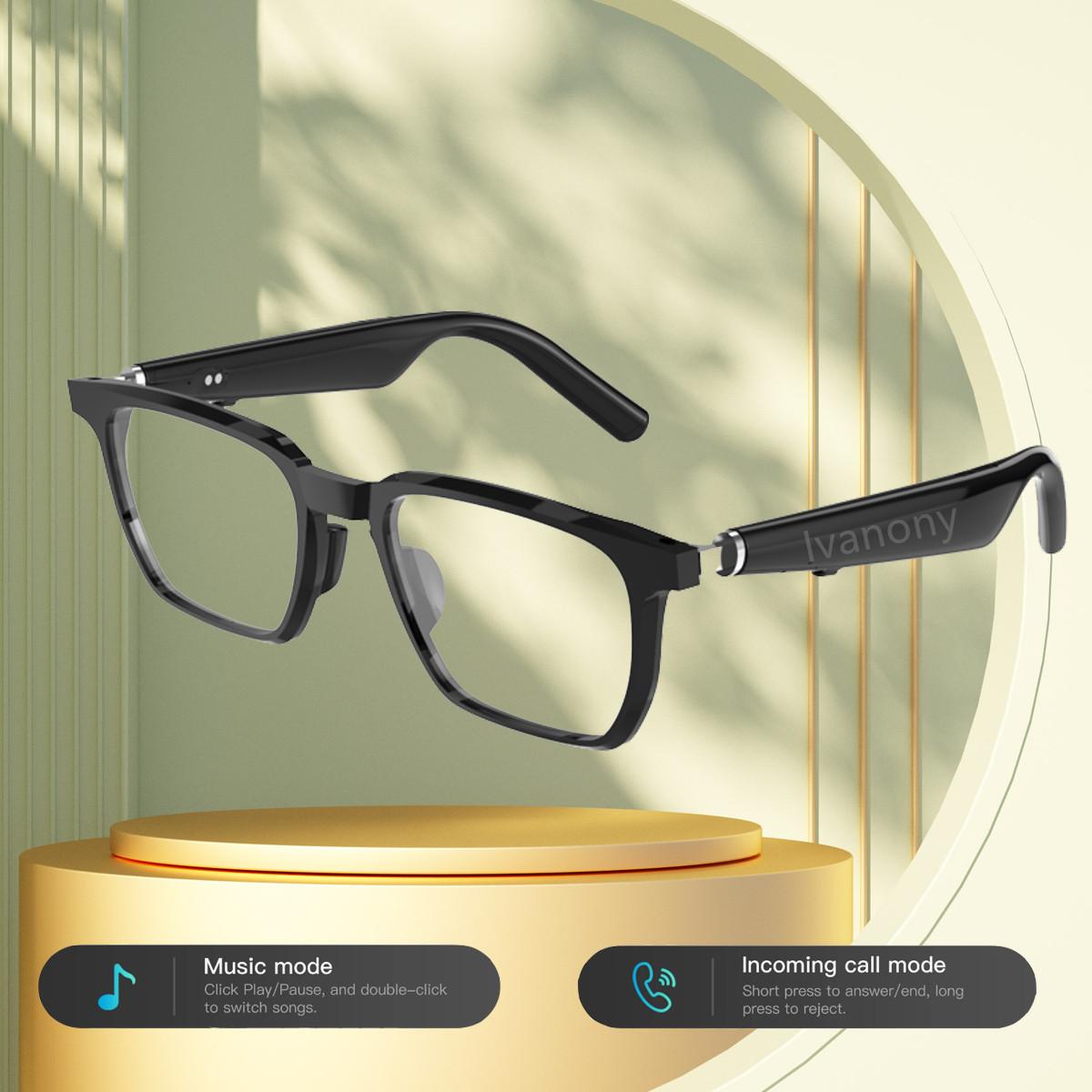 Discover the Revolutionary Features of AI สมาร์ท Translate Eyeglasses Receive การโทร Voice Assistatn Listen Songs Anti Blue Light Noise Canceling แว่นตาสมาร์ท for Man