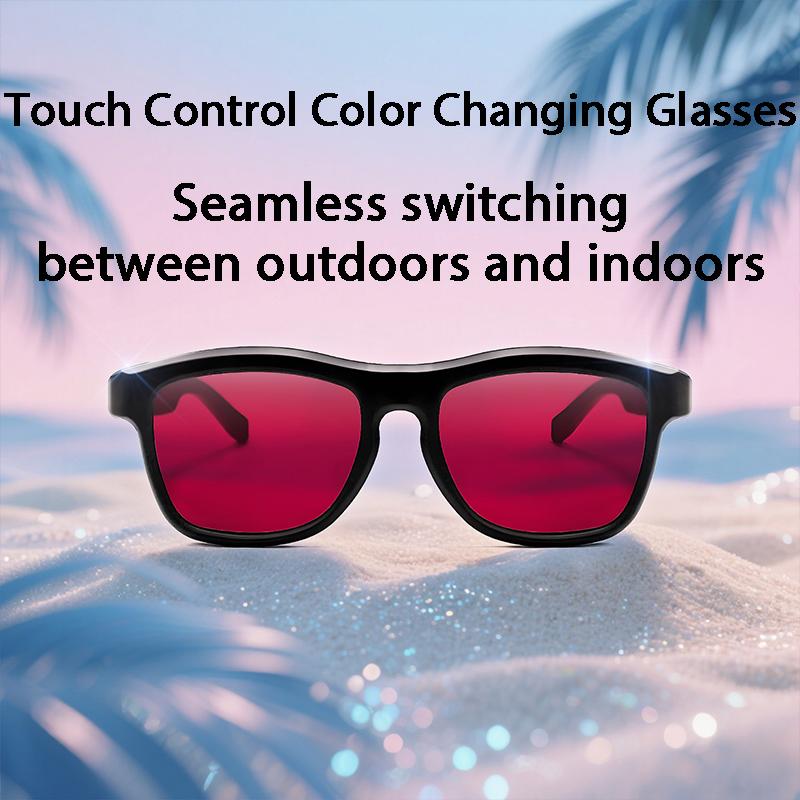 Touch Control Color Changing Sunglasses Men Women Electrochromic AI Intelligente Translation calling Music Player Bluetooth