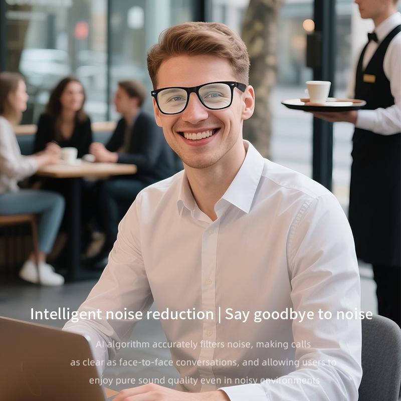 Smart glasses, new AI translation, Bluetooth headphones, UV protection lenses, connective frame, suitable for outdoor sports, sunglasses, launched in 2025