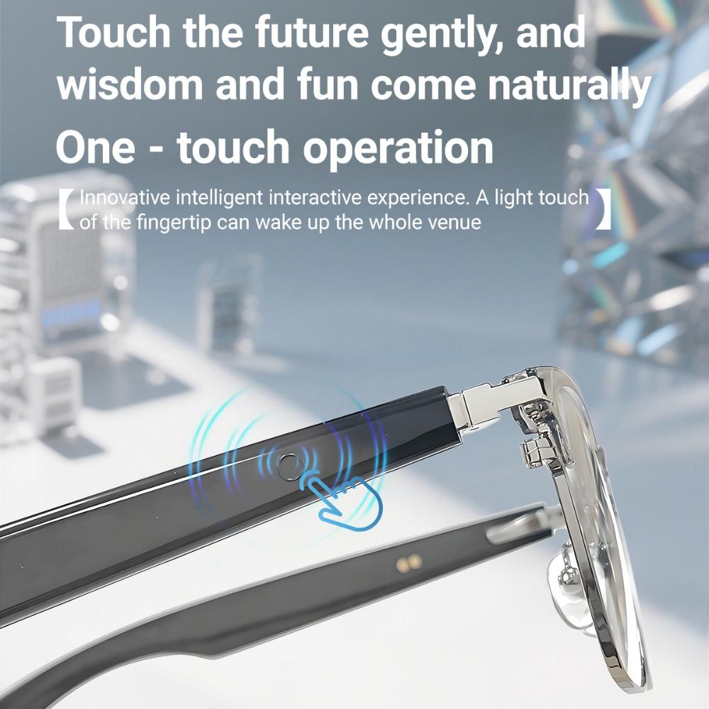 Unboxing and Review: The GT-33 smart glasses anti-blue light glassesTerjemahan Cermin mata hitam Voice Remote Control Music Eyewear Kalis air Eyeglasses Experience