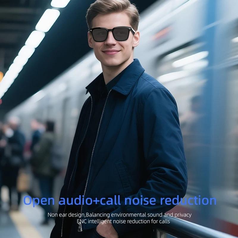 AI Smart Camera Glasses Polarized Sunglasses HD1080P Shooting Video Recorder WIFI Bluetooth Call Glasses for Man Women Goggles