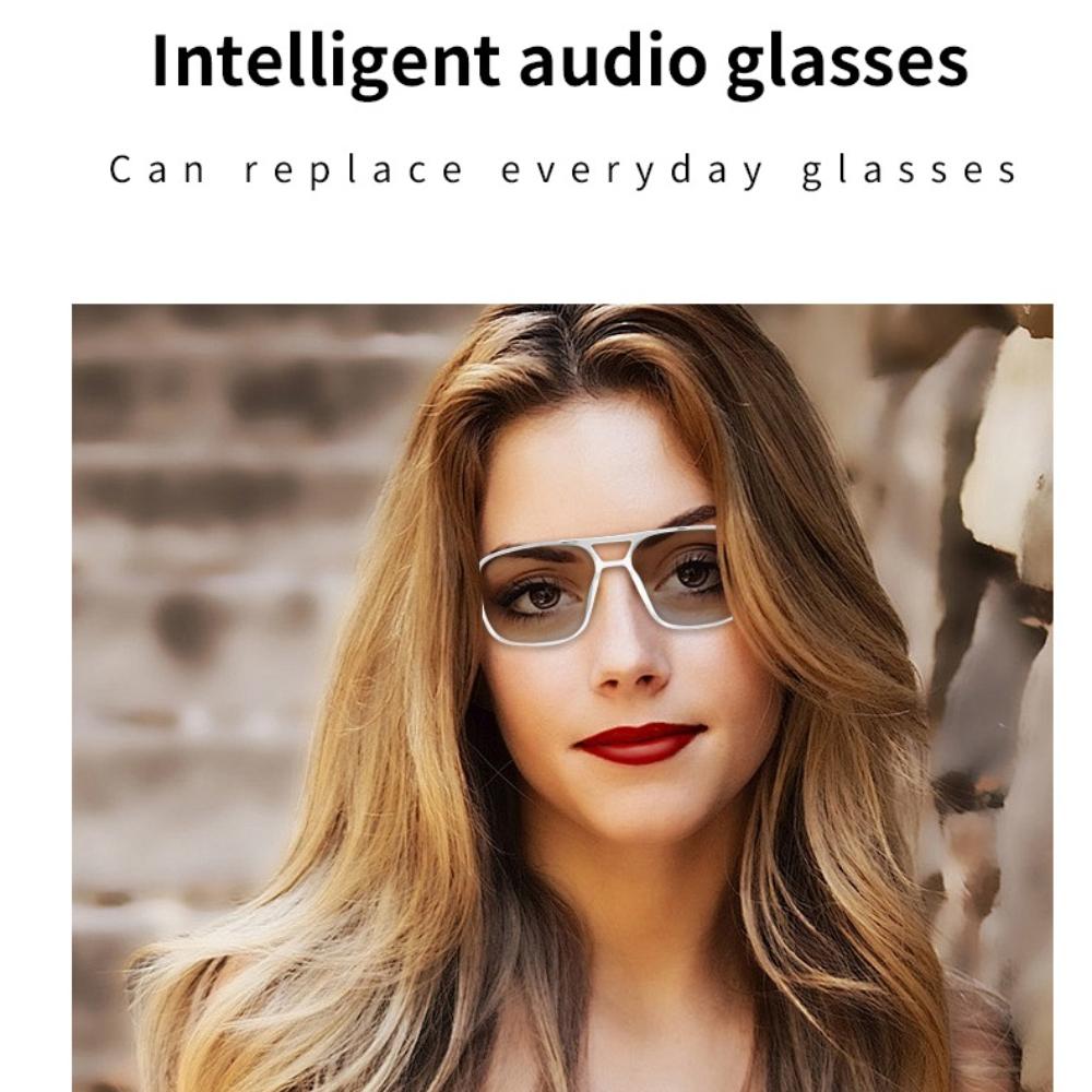 Bluetooth glasses, GS10 AI, with camera, auto voice, smart glasses, multifunctional button, suitable for sports, with language translation function, headphones