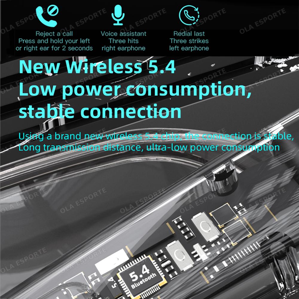 Smart Glasses Wireless Bluetooth 5.4 Smart Touch Music Control Headphone Sunglasses Voice Call Outdoor Sports Smartglasses 2025