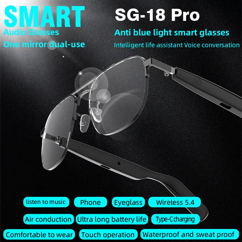 The Future of Technology: Exploring Nuevo Styles Fashion SG-15 Pro Gafas inteligentes Anti Blue Light Audio Gafas Portable Music Stereo For Sports Riding Gafas de sol's Innovations