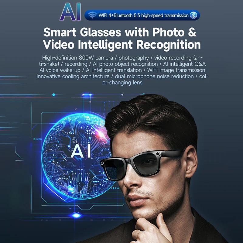 How Pintar AI Terjemahan Cermin mata pintar Take Fotos Recognizing Objects 4K Kamera Bluetooth Music Panggilan Intelligent Rekaman Cermin mata Can Transform Your Daily Routine