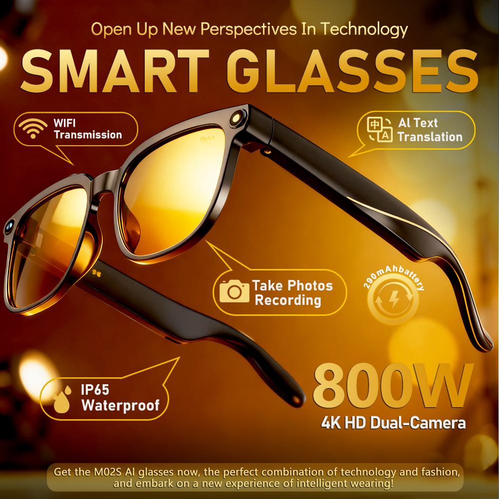 2026 Neu Herren KI Smartbrille Farbwechselübersetzung Brille 800W Kamera Wasserdichter Anruf Foto-Video-Aufnahme Sonnenbrille vs Competitors: Which One Should You Choose?