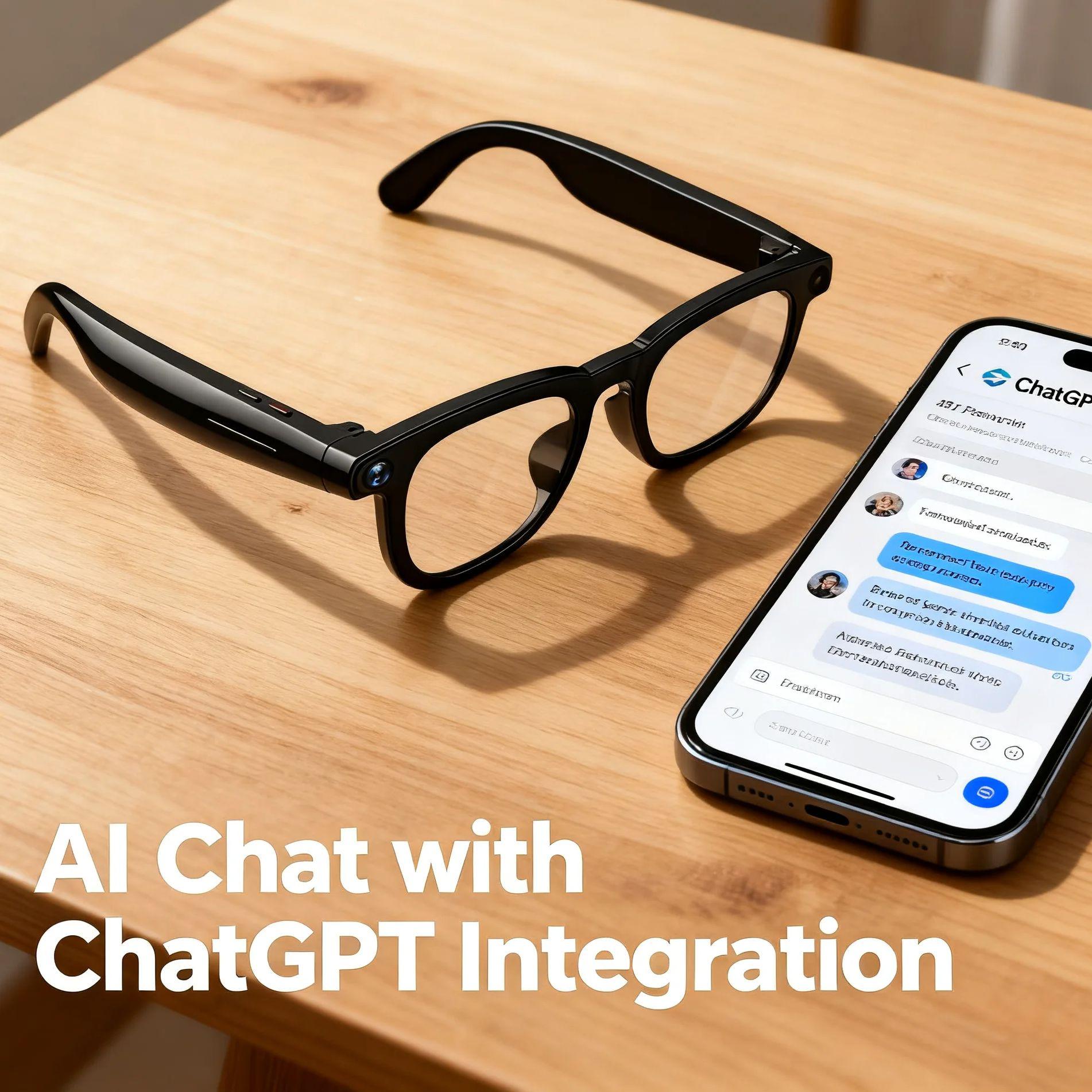 Unboxing and Review: The AI แว่นตาสมาร์ท V3 with 8MP กล้อง & ChatGPT. Features บลูทูธ การโทร, Voice Wake-Up, วิดีโอ Record & Music Play Experience