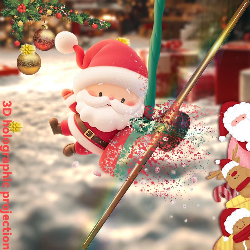 Hologram Fan, 3D, 42 cm, 3D Holographic Projector, Advertising Light, HD Holographic Projector, Suitable for Shops, Bars, Parties, Christmas