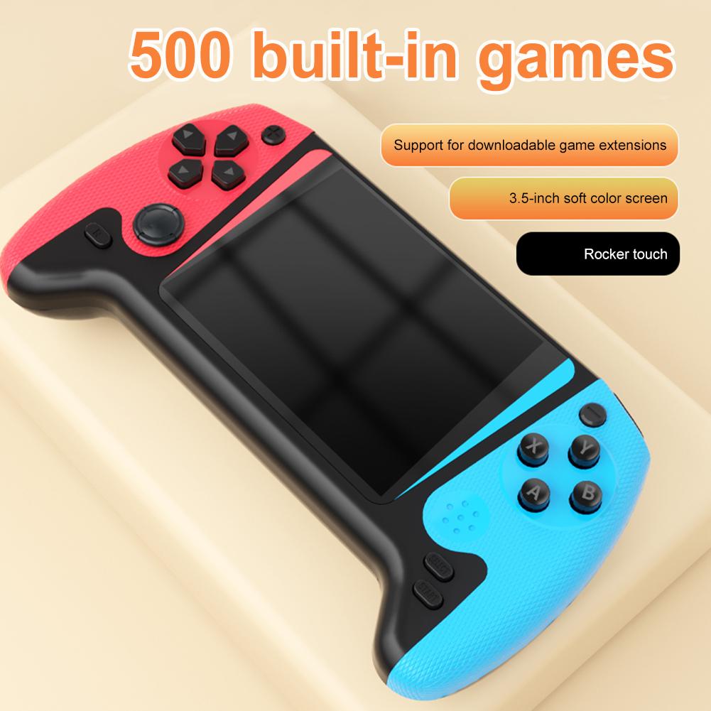 The Future of Technology: Exploring Mobile gaming console with a retro style, featuring a 3.5-inch LCD screen. Built-in video game console with 500 games, TV connectivity, and designed for single-player use.'s Innovations