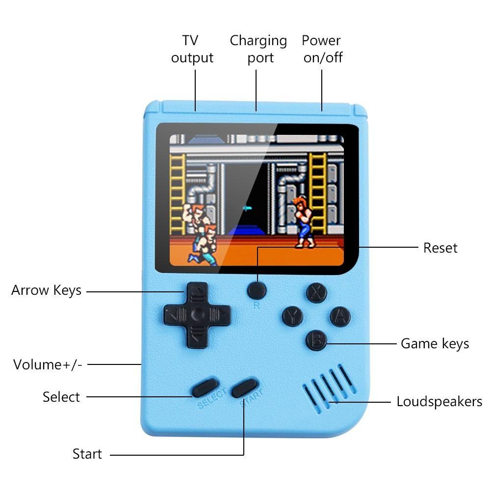 The Future of Technology: Exploring 500 Games In One Portable Mini Electronic Video Game Player Kids Electronic Game Toy For Children Handheld Game Console Adjustab's Innovations