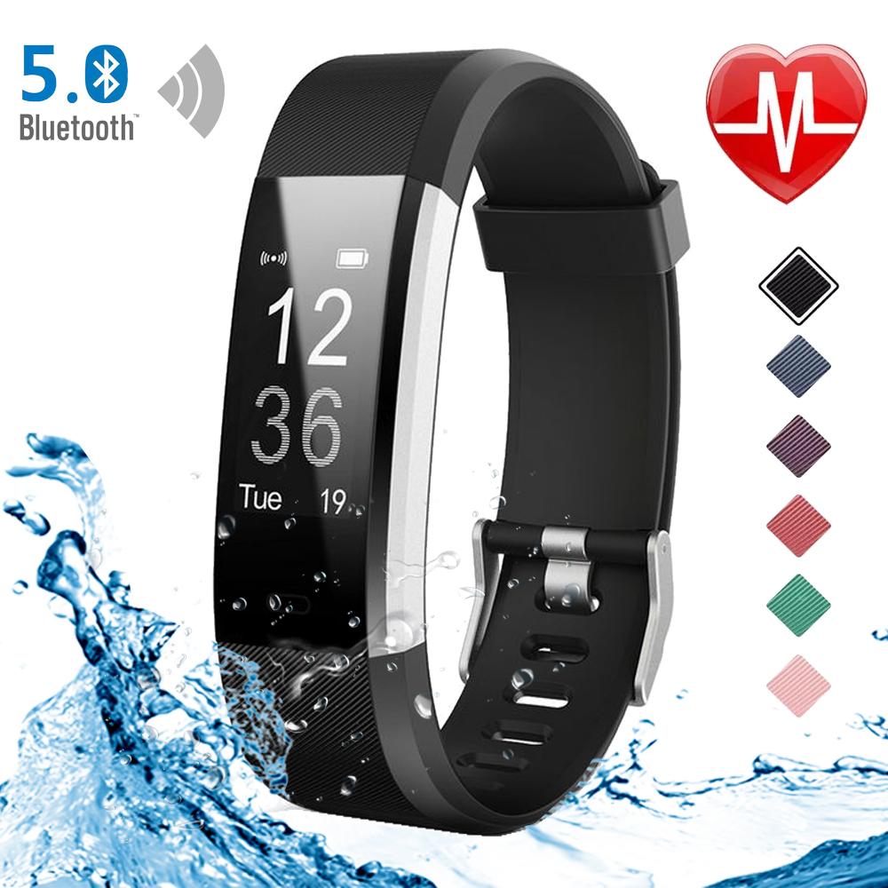 Smart Sports Bracelet MenAnd Women Pedometer Heart Rate Blood Pressure Fitness Ttracker Smartwatch Bluetooth For iOS Android+BOX - Image 1