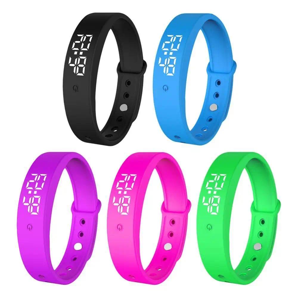 LED Digital Smart Bracelet, Waterproof, with Body Temperature Monitoring, Vibration Alarm, Smart Watch, Suitable for Health Measurement, Smart Brand - Image 3