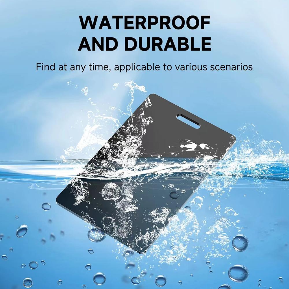 Smart Wallet, Location Tracking Device, Wireless Charging, Phone Finder Wallet, Compatible with Apple Find Item Tracker, Tag