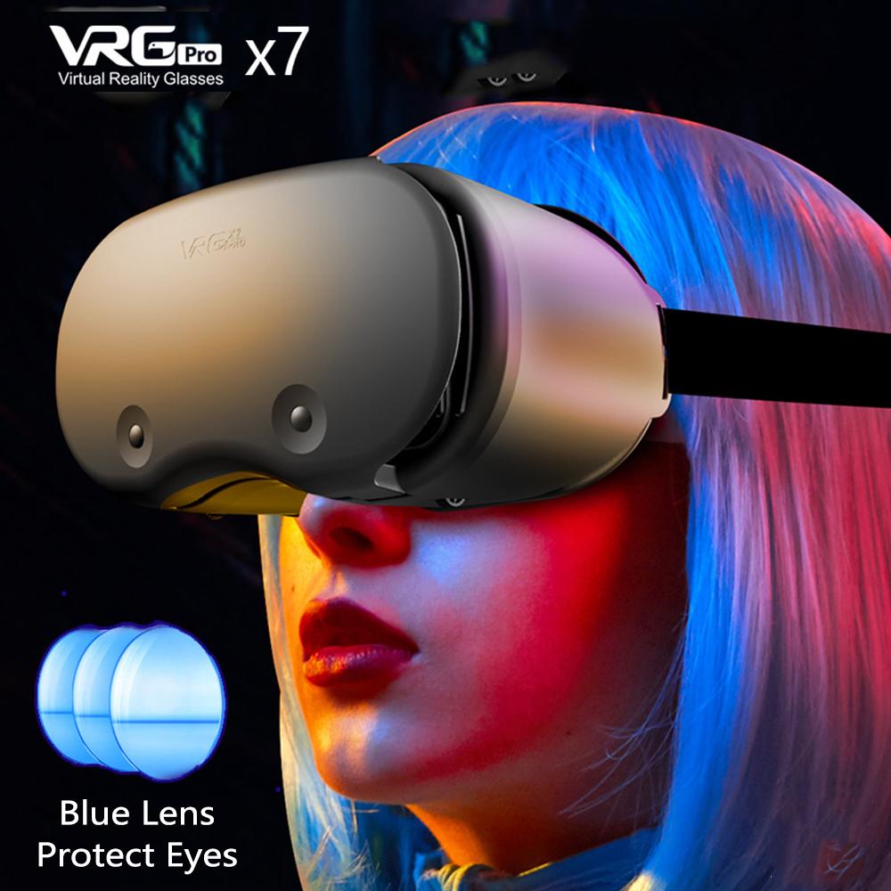 VRG Pro X7 3D Helmet Virtual Reality VR Brille Smartphone Lense With Controller Headphone For 5 To 7 Inches Blue Light Brille vs Competitors: Which One Should You Choose?