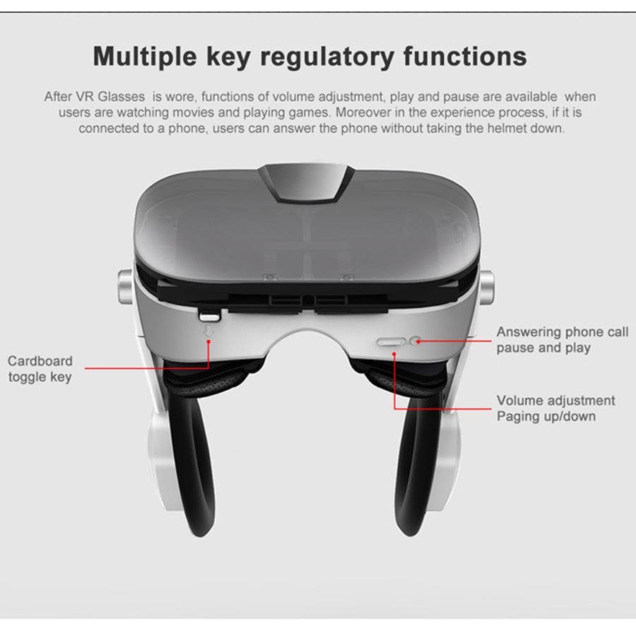 3D VR Glasses Virtual Reality Headset Phone Viar Device Helmet Lenses Goggles Smart Smartphones Headphone Controller Mobile Game