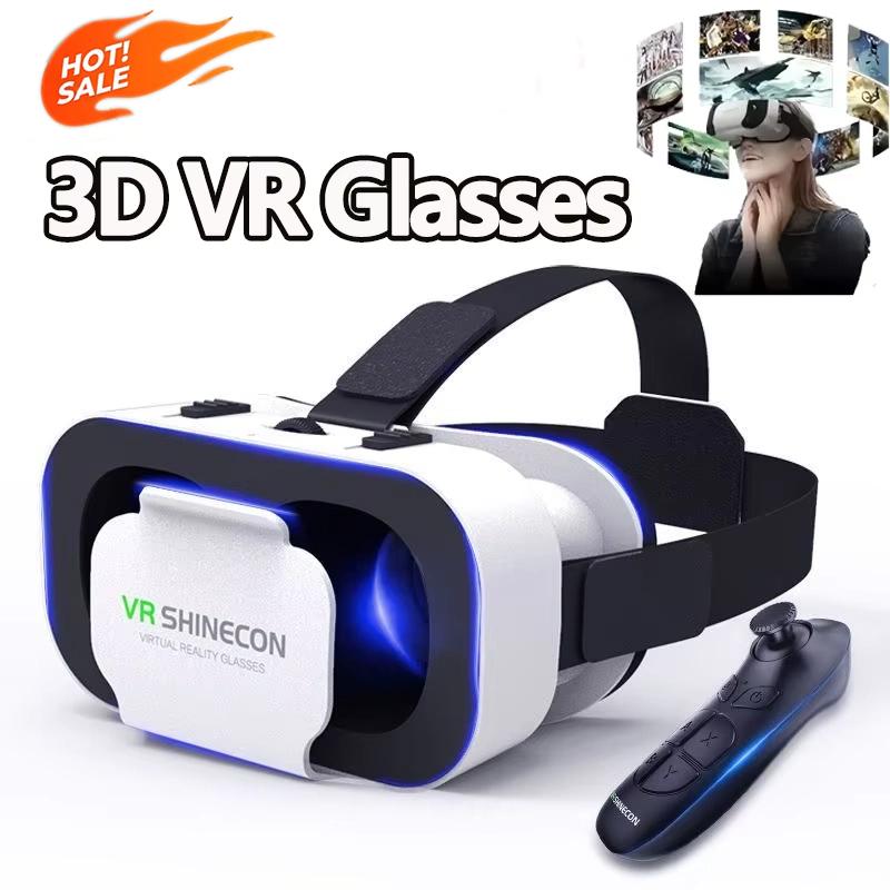 Smart 3D VR Glasses Virtual Reality Viar Goggles Smart Helmet Lenses Viewer For Apple Android Home VR Game Console