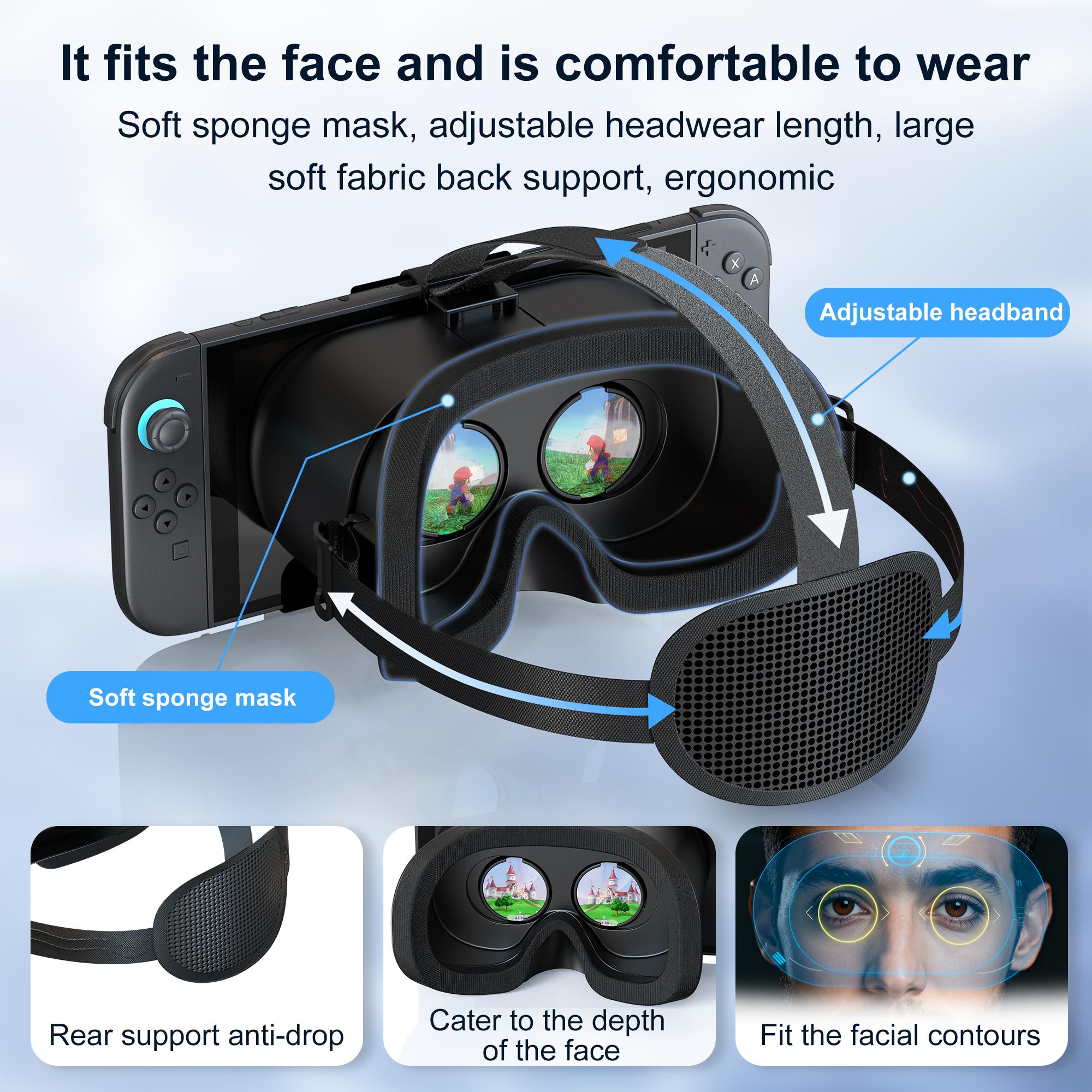 The Future of Technology: Exploring VR Headset For Nintendo Switch 2 3D 안경 Virtual Reality Movies NS 2 VR Immersive Gaming Experience Headband Adjustable Lens's Innovations