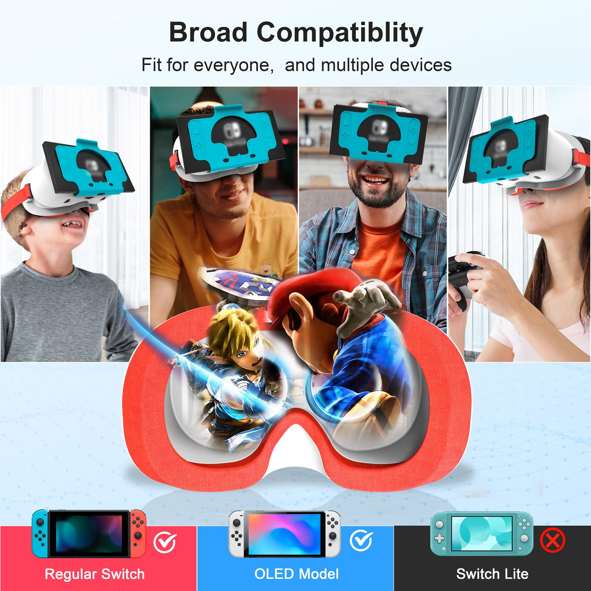 The Future of Technology: Exploring VR Cermin mata for Nintendo Switch OLED 3D Cermin mata Virtual Reality Movies for Switch Game Headset Adjustable Big Lens VR Cermin mata's Innovations