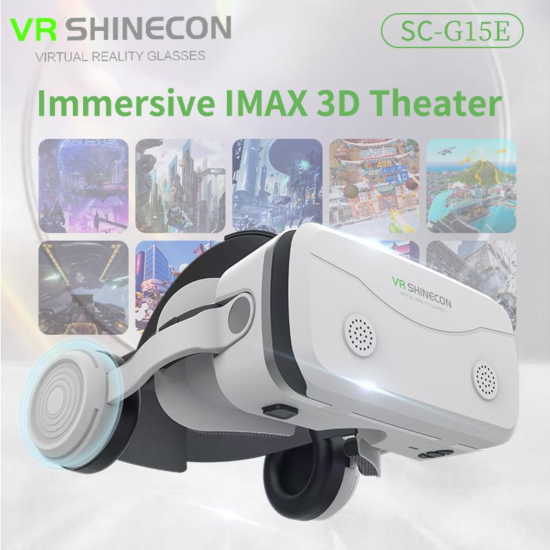 3D Viar Phone Virtual Reality VR Glasses Helmet Headset Smart Devices Lenses Goggles For Smartphones Cell Headphone Mobile Games