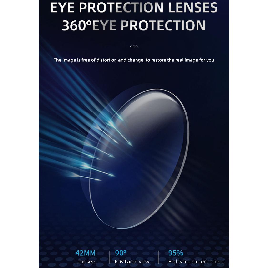 V10 3D VR Glasses Smartphone Virtual Reality Goggles Helmet Headset Lenses Device Viar Smart Phone Cell Mobile Video Game Viewer Set with Gamepad & Remote Control Includes Mysterious Gift